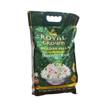 Royal Crown Golden Sella Basmati Rice 5kgs