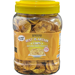 Collection image for: Deliciously Natural Plantain Chips in 500g Jars